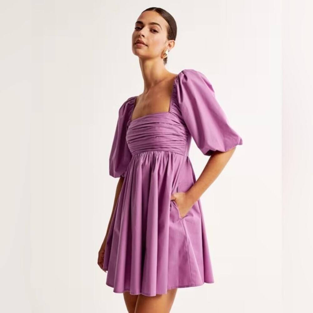 Abercrombie & Fitch Purple Mini Dress